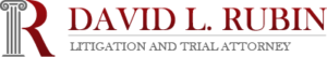 A stylized column 'R' for David L. Rubin, Litigation and Trial Attorneys.