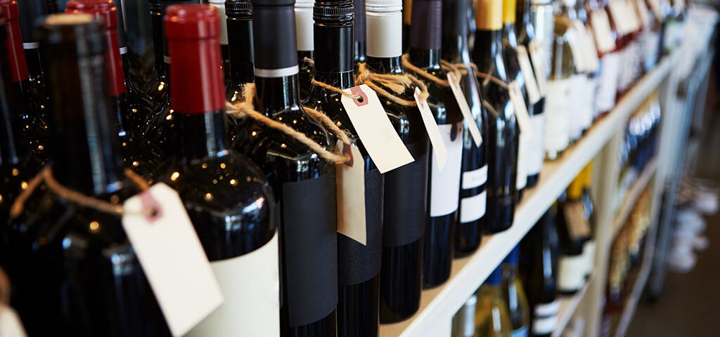 Wine Inventory: Bottles on Retail Shelf